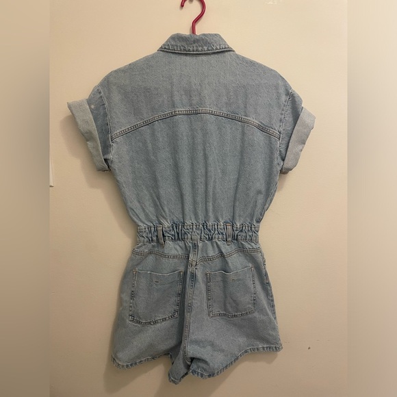 ZARA NWT Denim Jumpsuit Size Small - Picture 2 of 6
